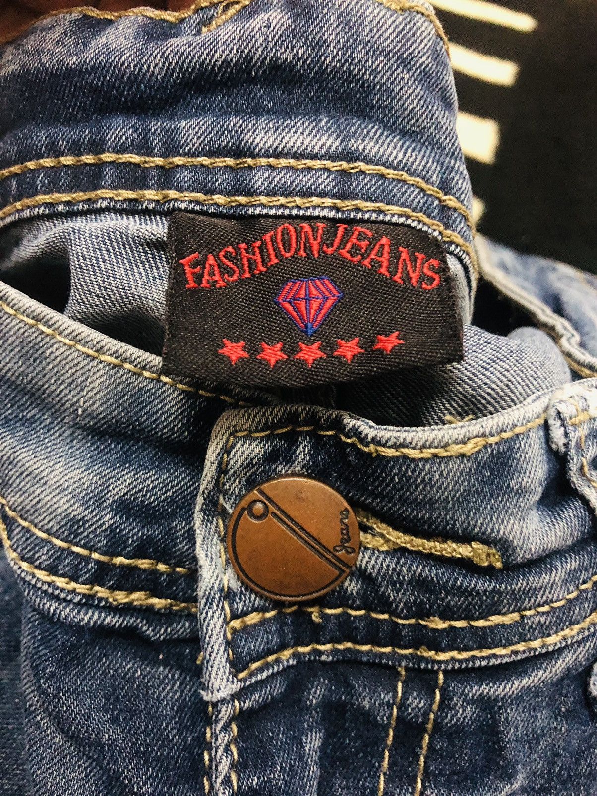 Jean Distressed Japanese brand jeans Size US 29 - 5 Thumbnail