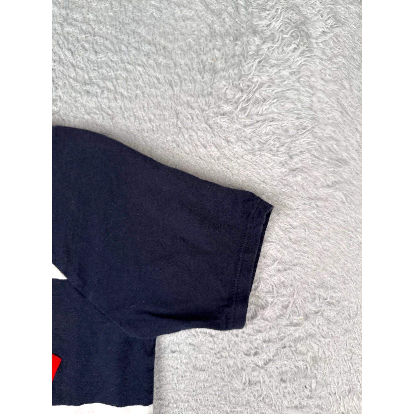 Tommy Hilfiger VINTAGE Tommy Hilfiger Shirt Teens 2XS Denim Striped Blue Short Sleeve Crew Neck Pullover Cotton Jersey Casual Size XXS / US 00 / IT 34 - 2 Thumbnail