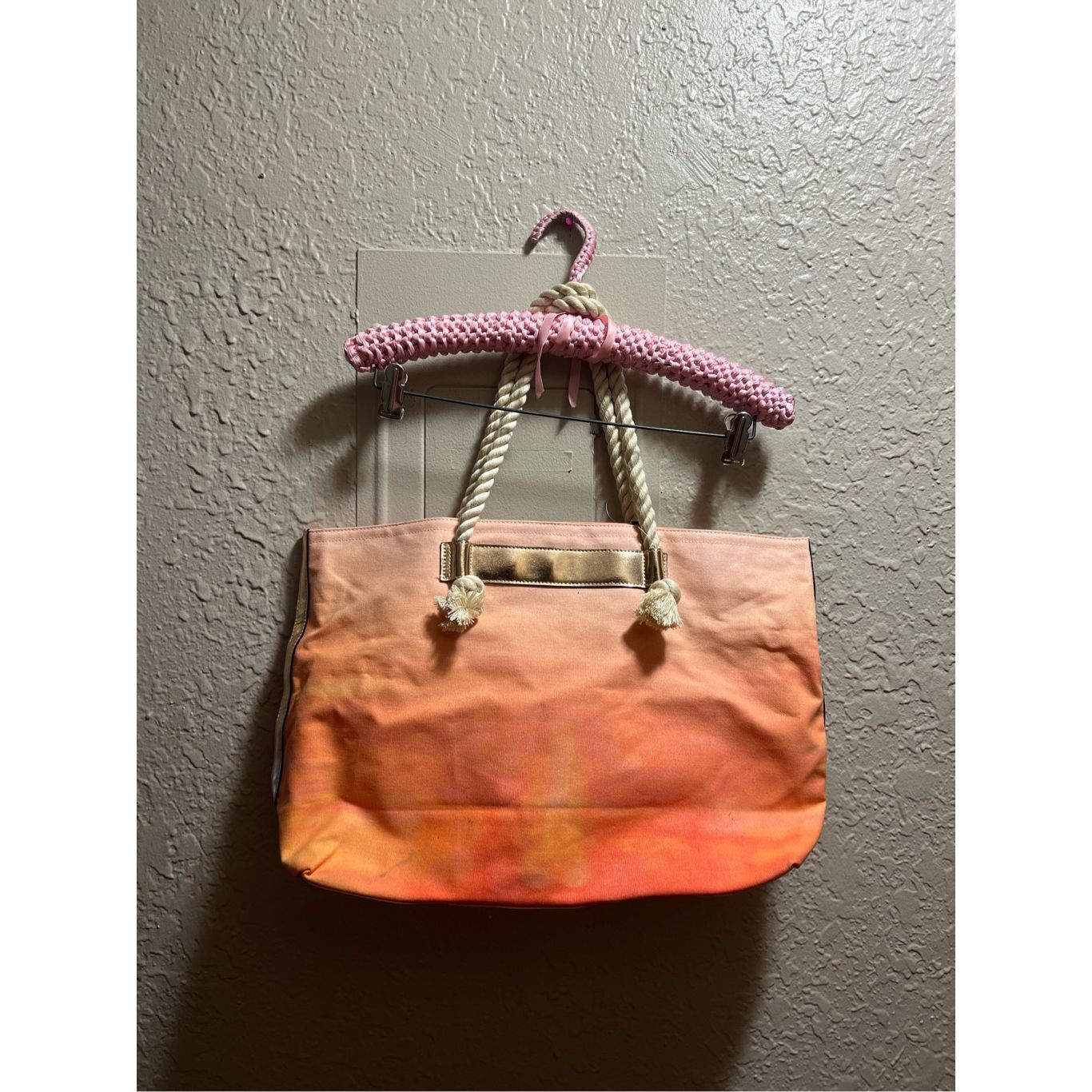 Victoria's Secret Victoria’s Secret Orange Ombré Tote Bag Preowned-Stains-Mark Size ONE SIZE - 7 Thumbnail