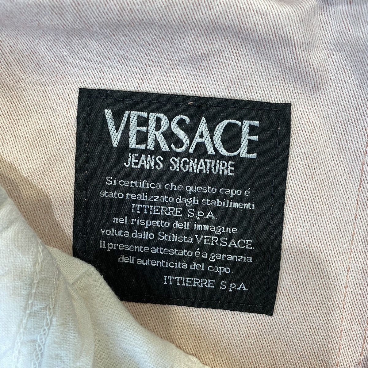Versace × Versace Jeans Couture Versace Jeans Signature Soft Pink Denim Pants Size US 27 - 10 Thumbnail