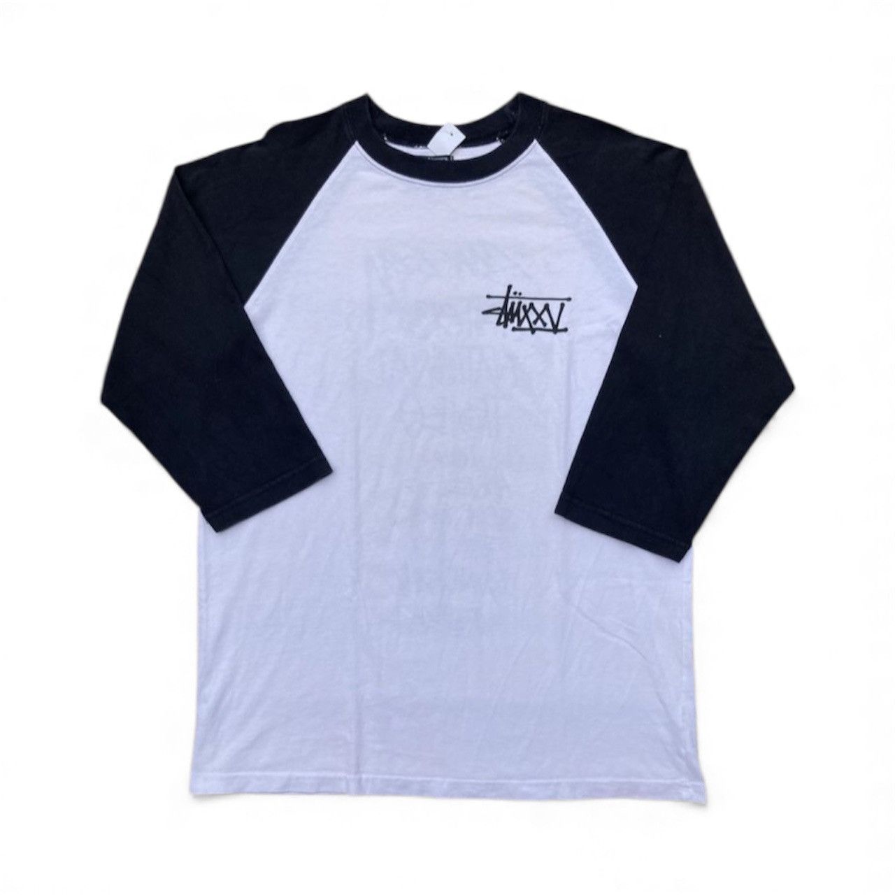 Stussy Vintage Stussy Baseball Tee Raglan Backhit Shirt Size US L / EU 52-54 / 3 - 2 Thumbnail