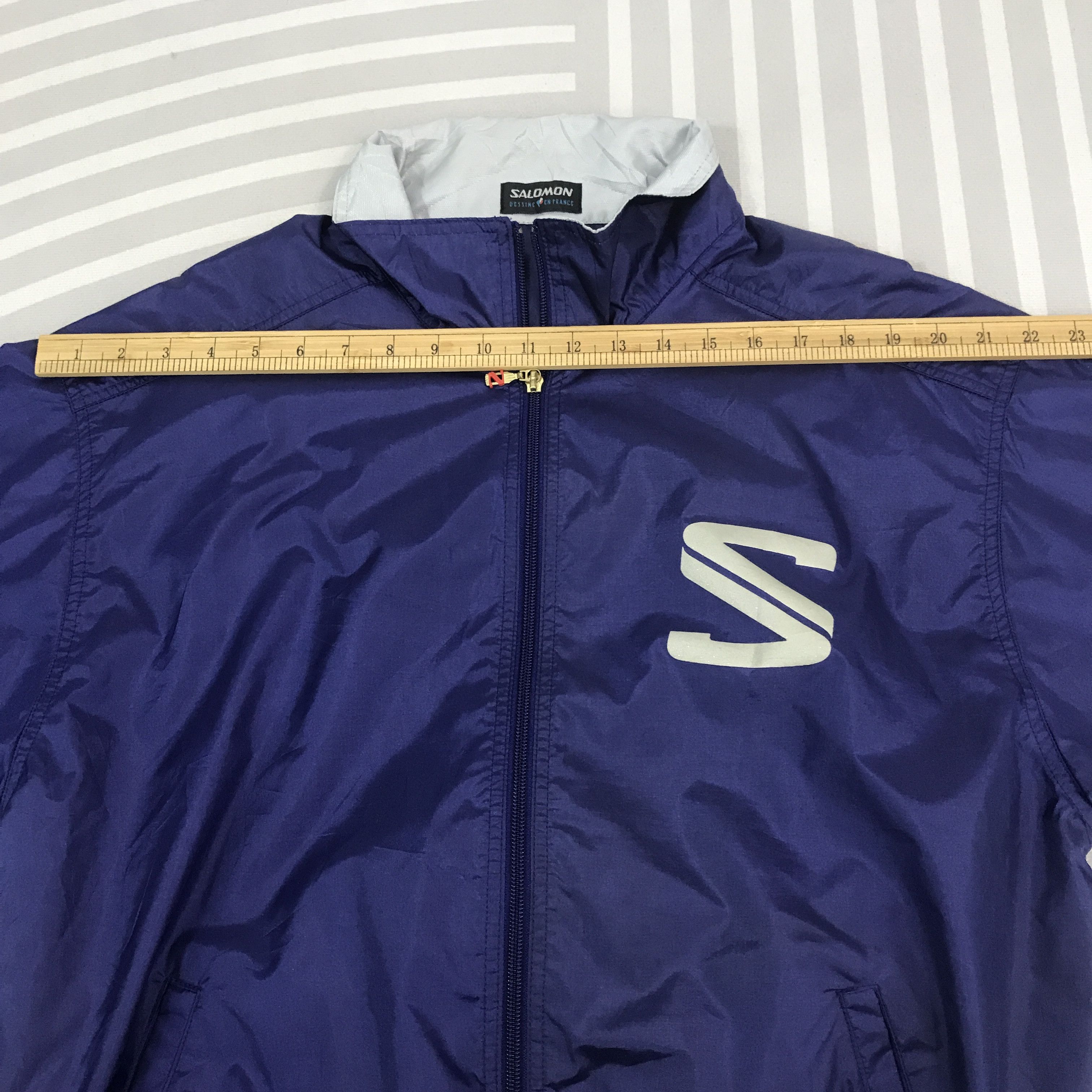 Salomon × Vintage Vintage Salomon Windbreaker light Jacket Size US L / EU 52-54 / 3 - 5 Thumbnail