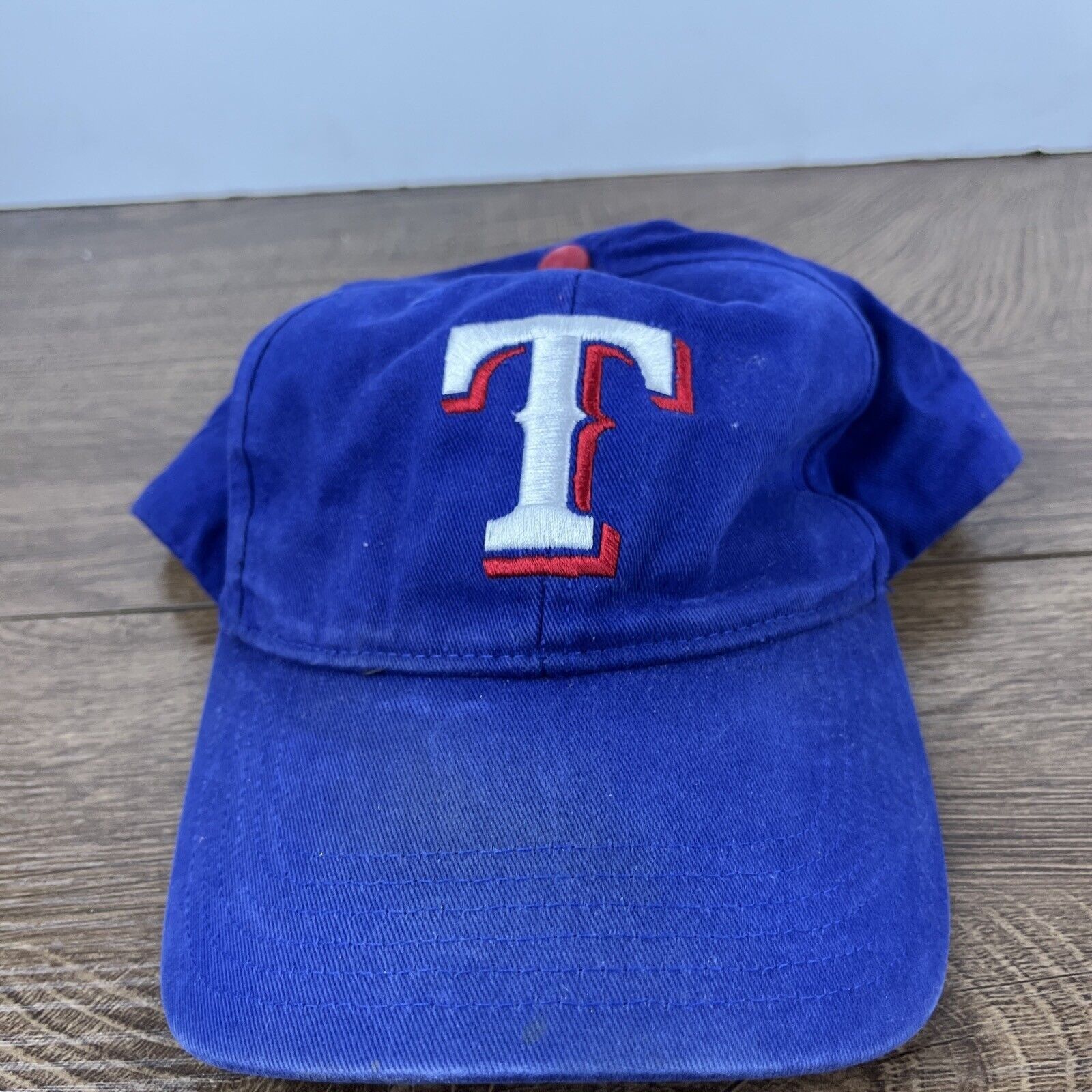 Other Texas Rangers Cap Hat Blue Texas Rangers Hat Adjustable Blue Size ONE SIZE - 3 Thumbnail