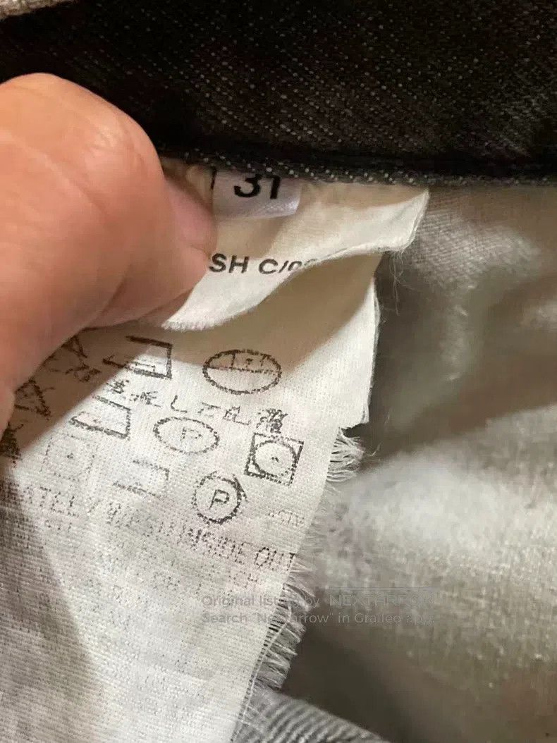 Other HELMUT LANG Grey Washed Denim Jeans - Size 31 Size US 31 - 5 Thumbnail