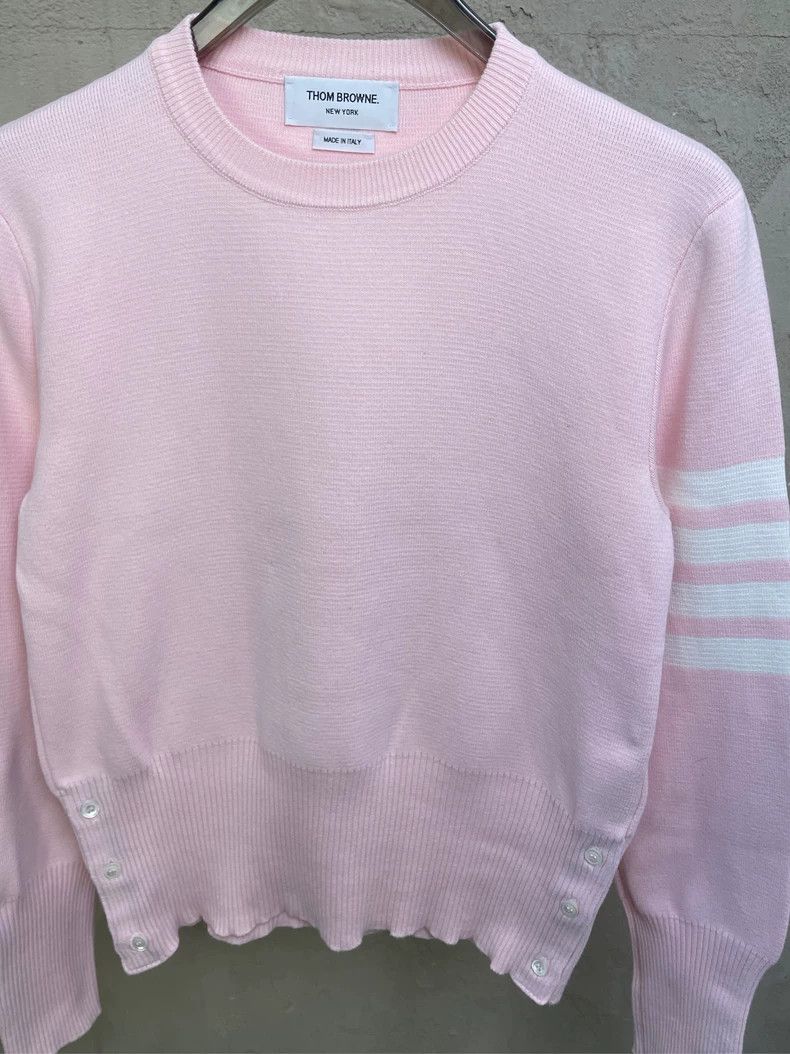 Thom Browne Thom browne Size 2 Cherry blossom pink four-strip knitted Size M / US 6-8 / IT 42-44 - 3 Thumbnail