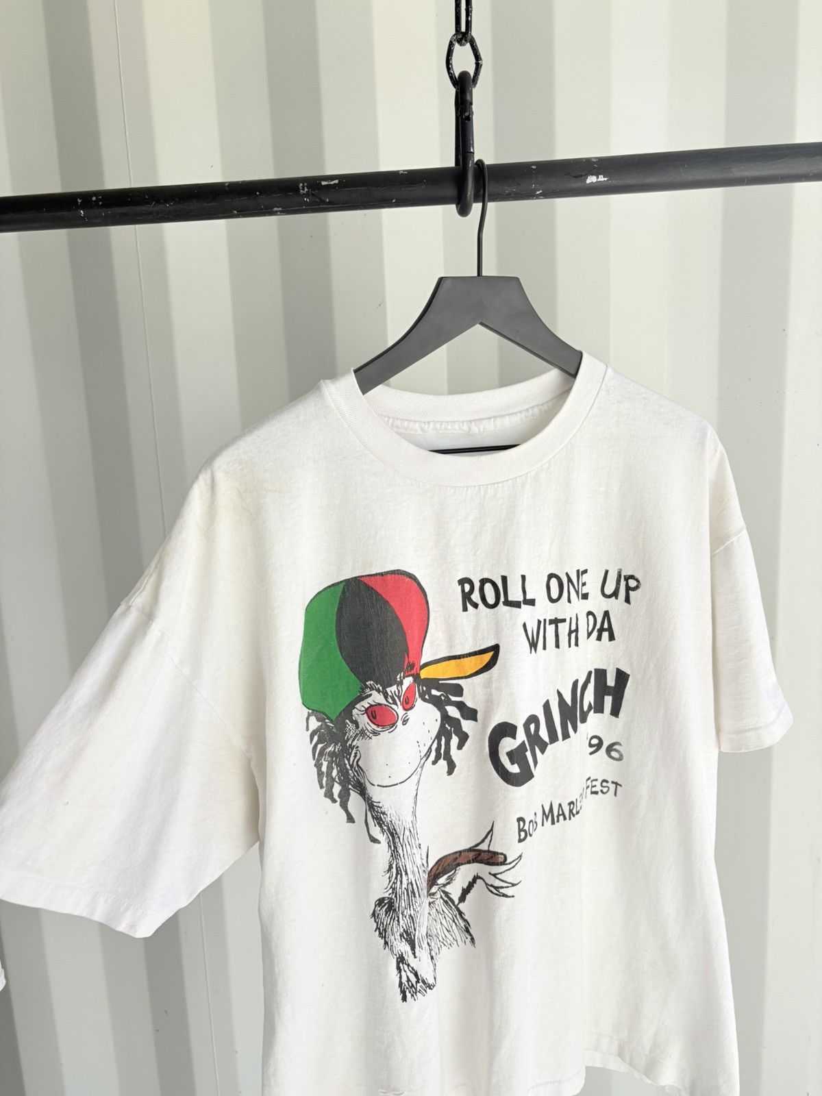 Vintage Vintage Roll One Grinch Shirt Faded Distressed Grunge Band Size US XL / EU 56 / 4 - 2 Thumbnail