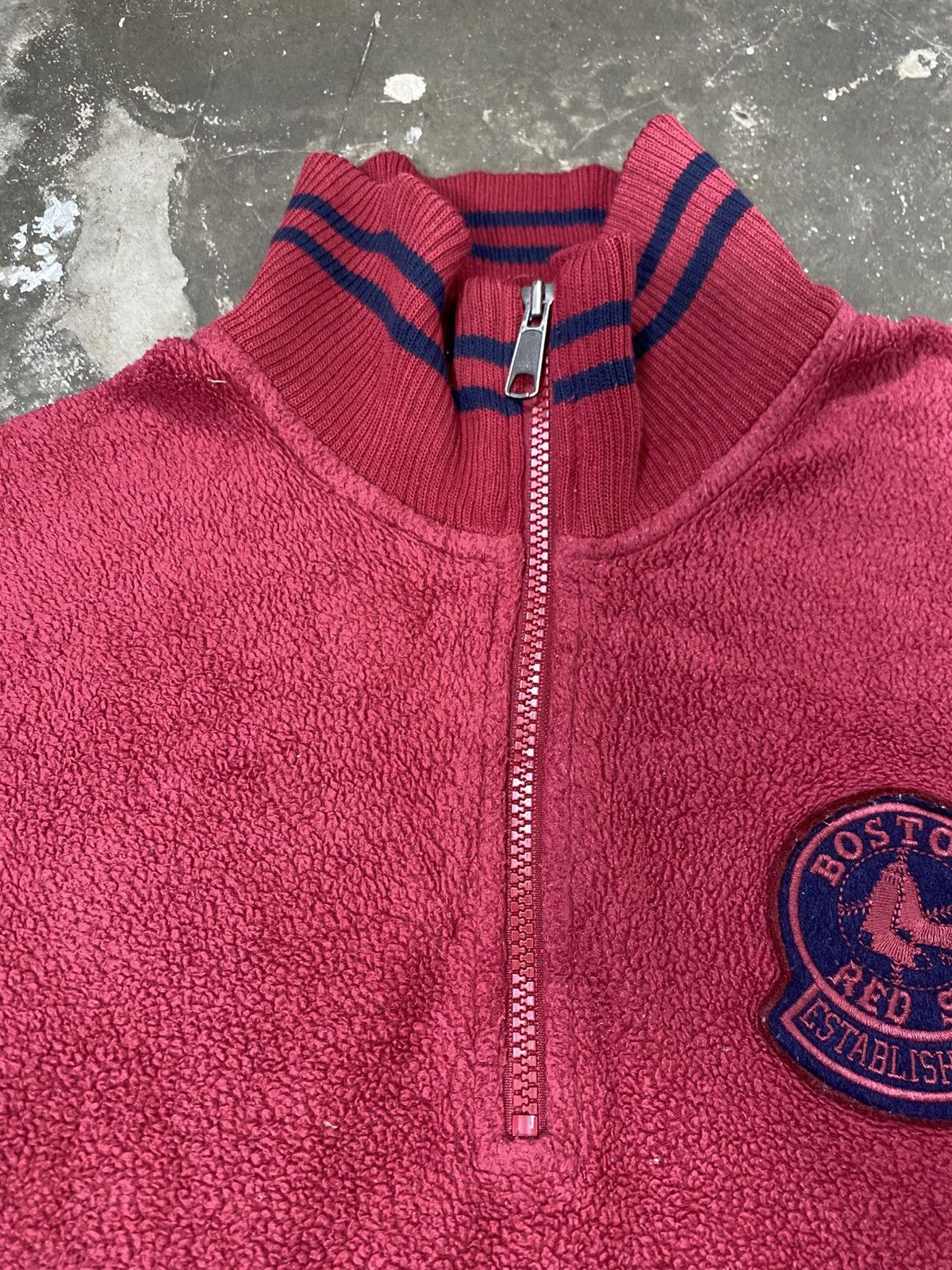 MLB Uniqlo X MLB Boston Red Sox Half Zipper Fleece Size US M / EU 48-50 / 2 - 9 Thumbnail