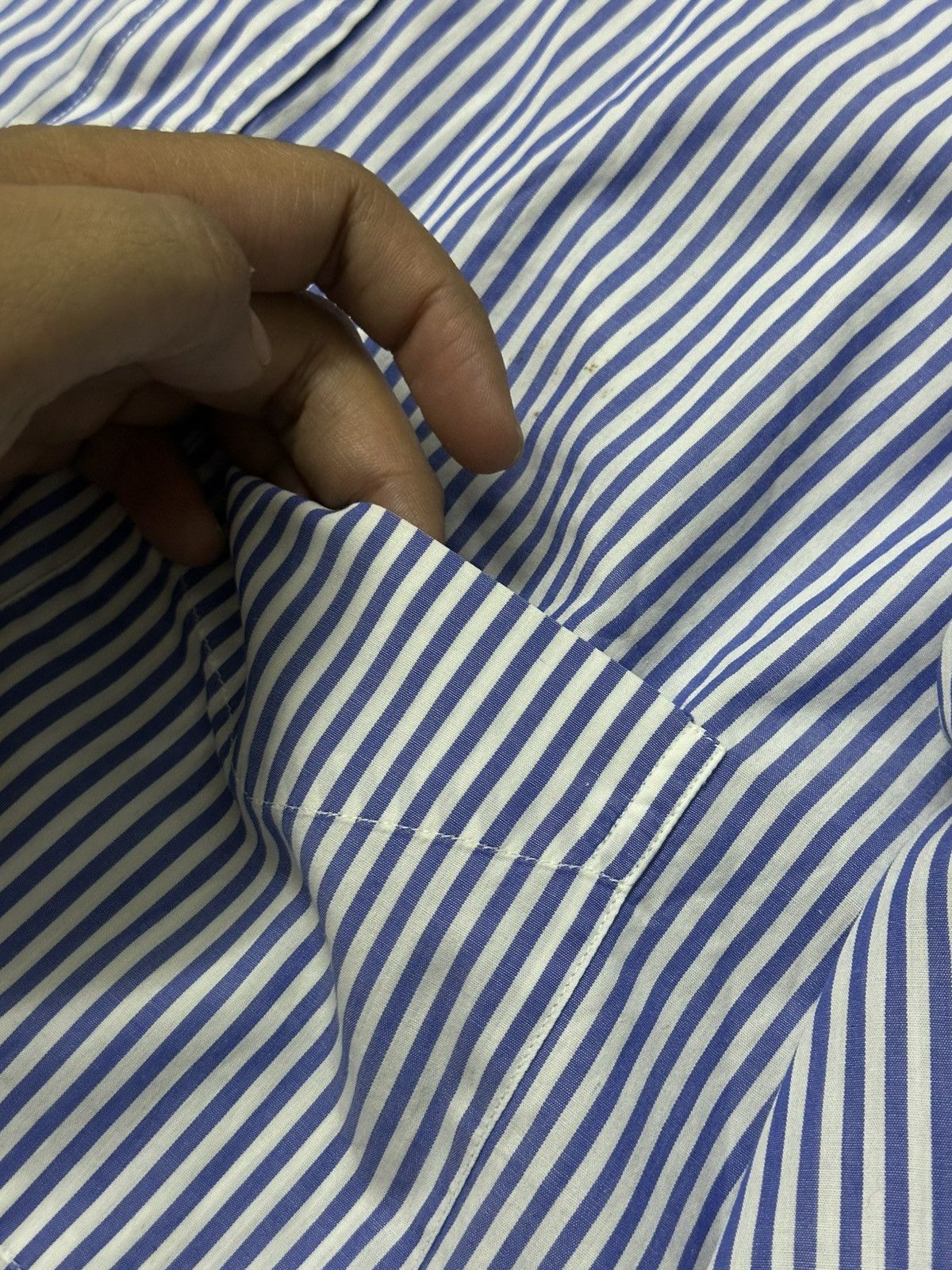 Burberry 1990-Burberry 38-15 Made in France Button-Up Size US M / EU 48-50 / 2 - 9 Thumbnail