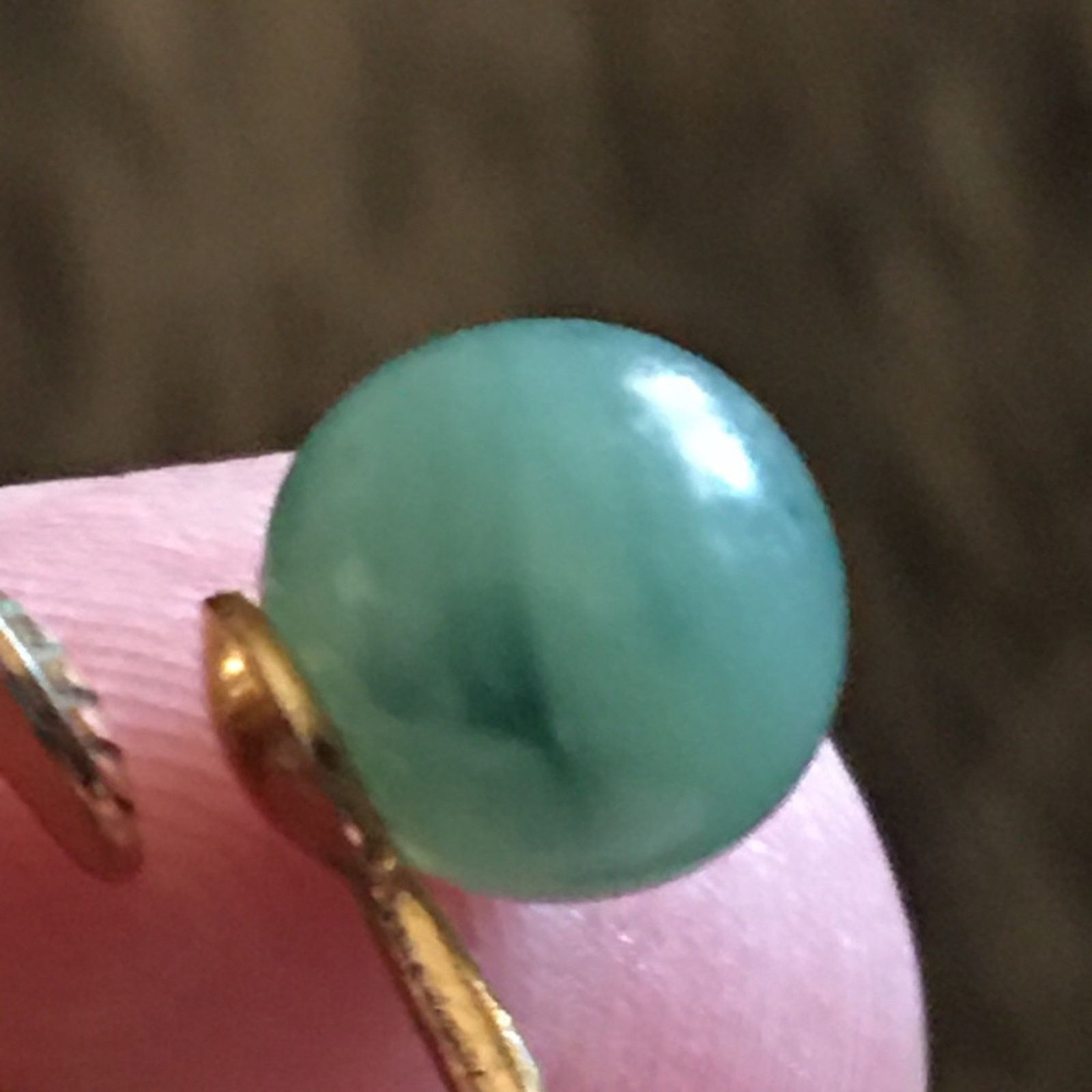 Vintage Vintage 70s green marble lucite clip on earrings Size ONE SIZE - 4 Thumbnail