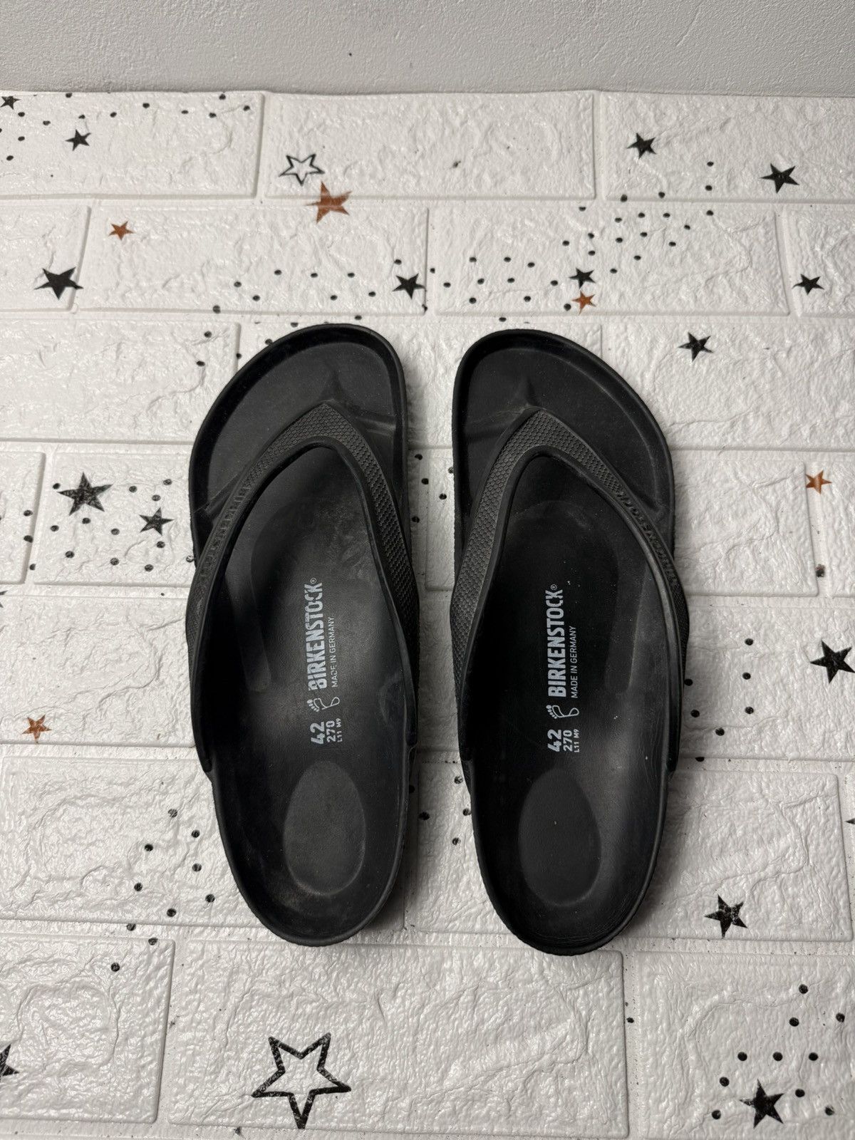 Birkenstock Birkenstock Honolulu EVA US9 UK8.5 EUR43 Men Sandals Black Size US 9 / EU 42 - 1 Thumbnail