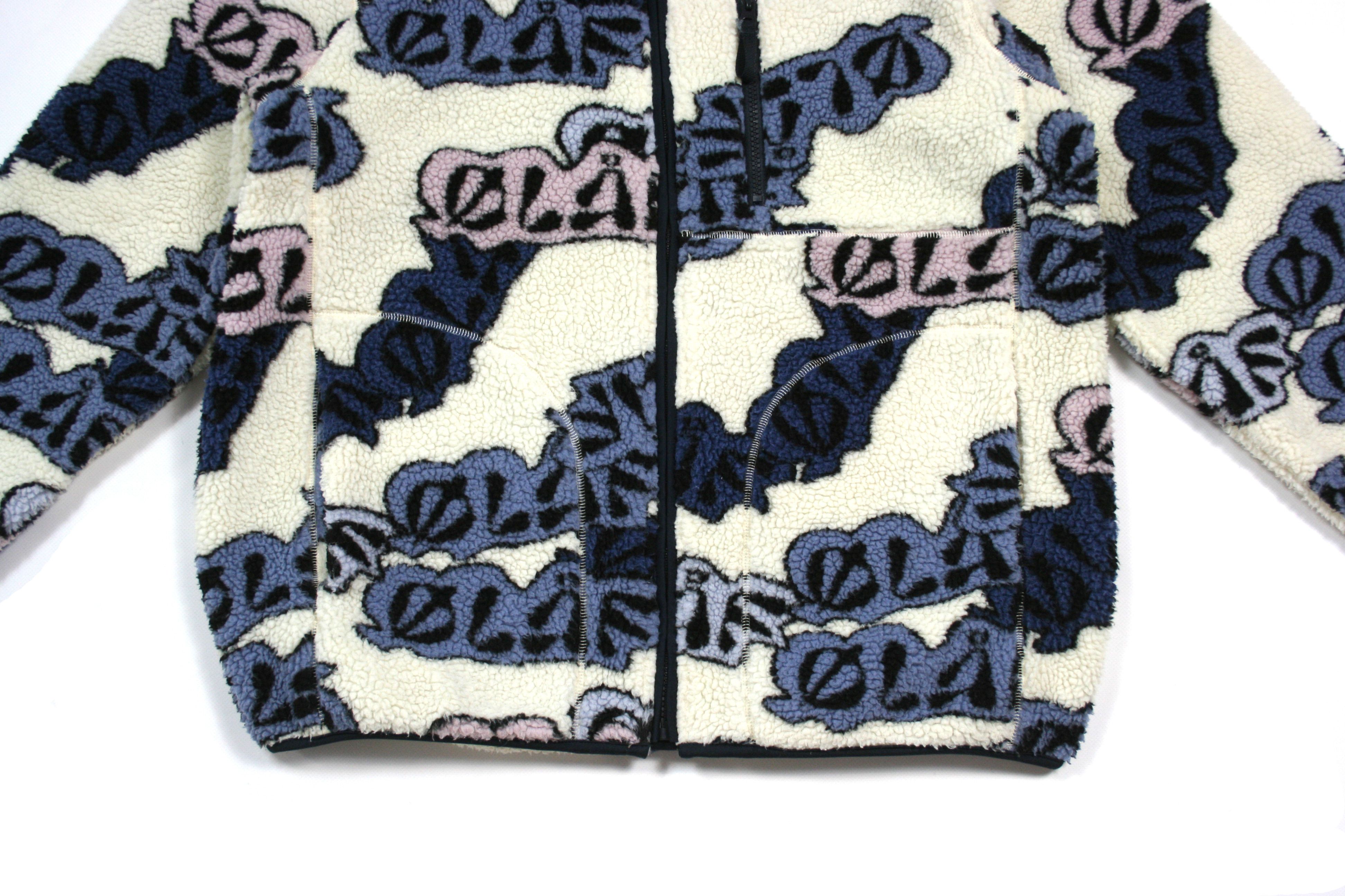 OLAF Olaf Hussein Graffiti AOP Zip Fleece Jacket Size US L / EU 52-54 / 3 - 4 Thumbnail