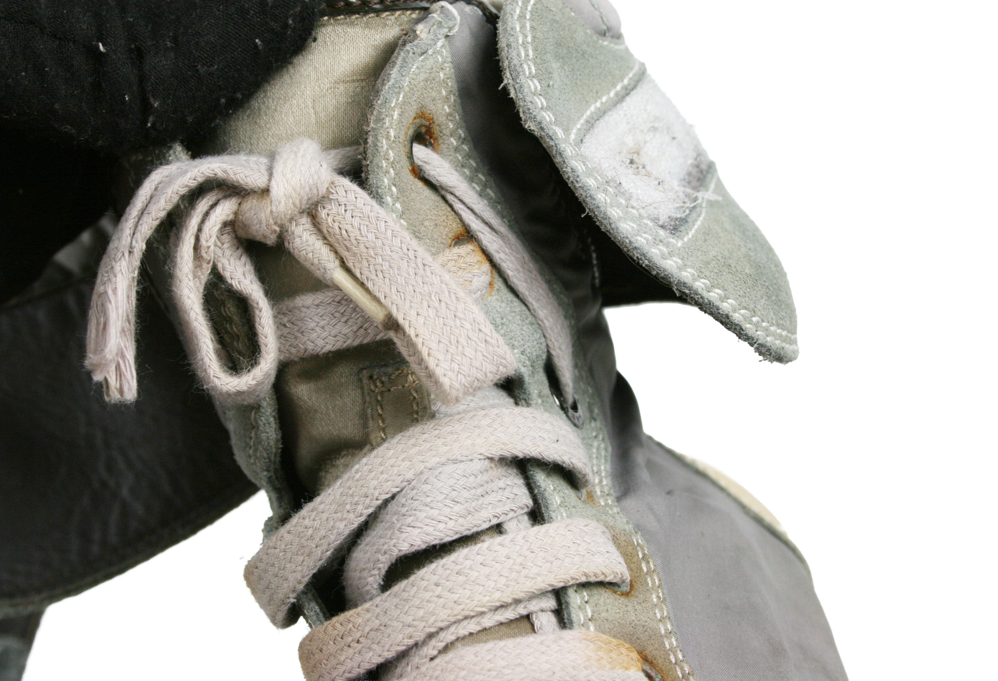 Lanvin DDB1 Distressed Hi-Top Sneakers Size US 10 / EU 43 - 8 Thumbnail