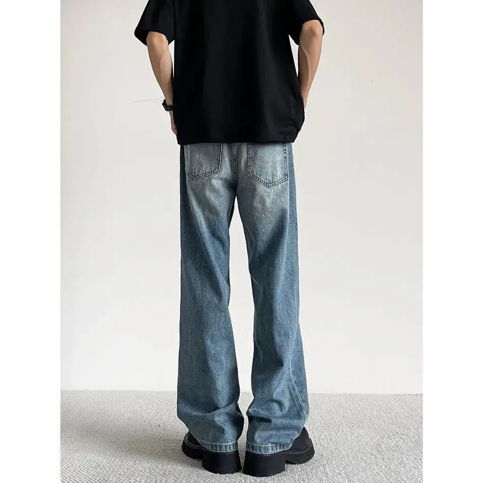 Japanese Brand Retro loose wide leg slightly flared jeans Size US 30 / EU 46 - 4 Thumbnail