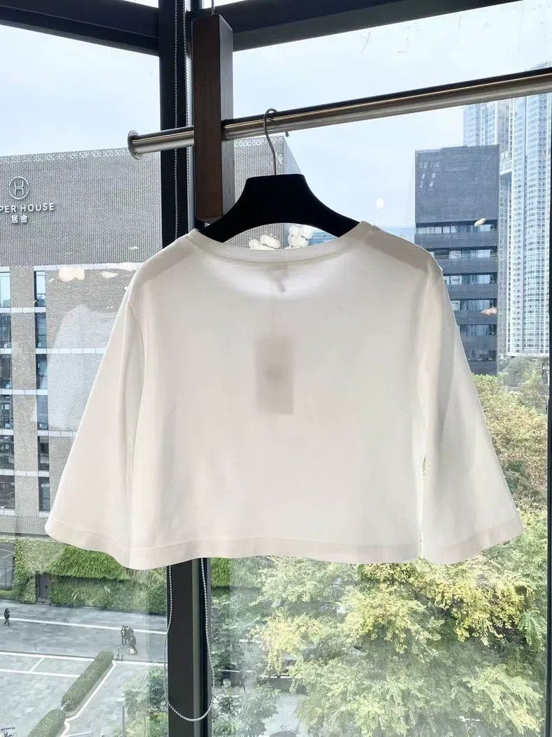Loewe Loewe Cotton Short Logo Printed White Short Sleeve Size L / US 10 / IT 46 - 3 Thumbnail