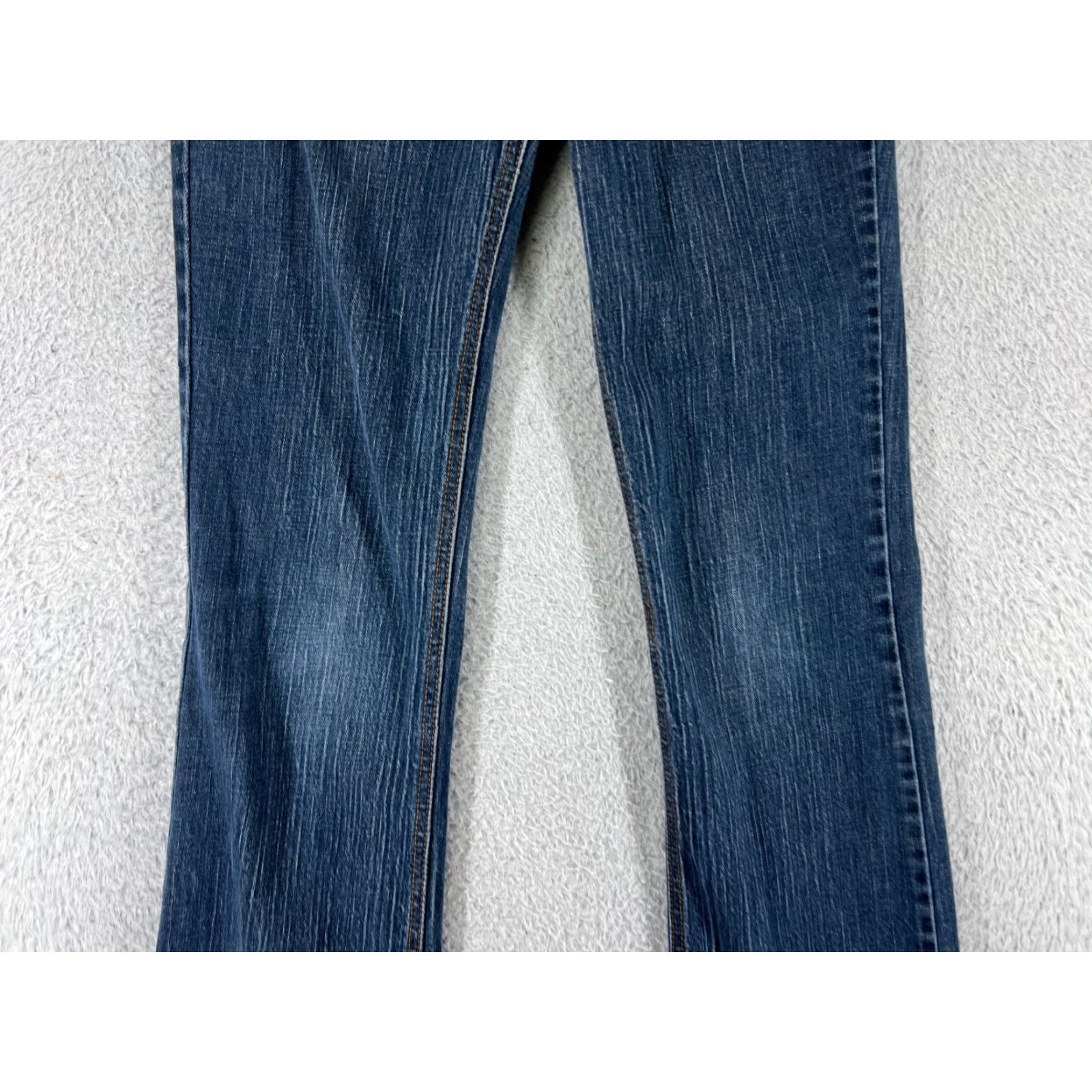 Vintage Bullhead Jeans 3 Blue Denim Laguna Bootcut Cotton Blend Low Rise 26x30 Womens Jeans Size 26" / US 2 / IT 38 - 6 Thumbnail
