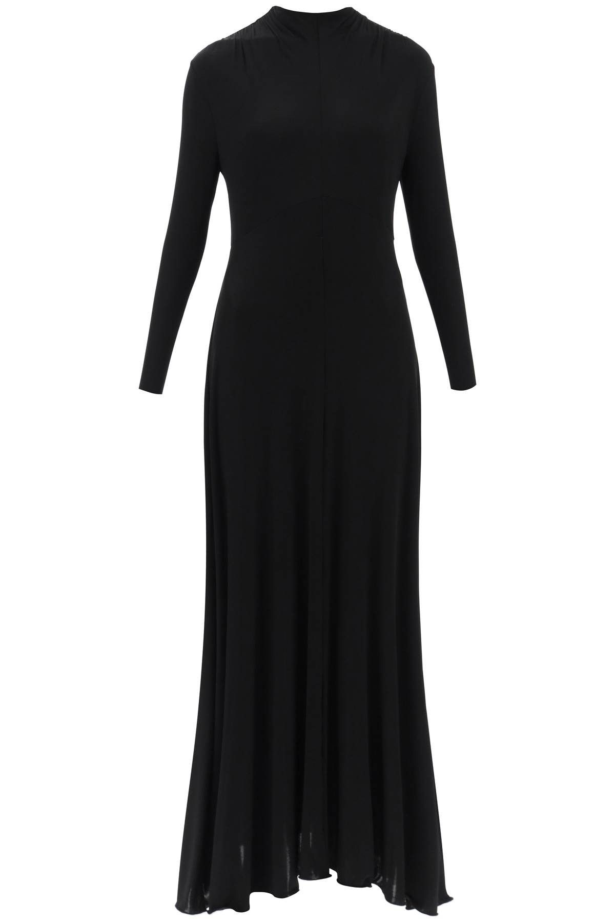 image of Jil Sander Jersey Maxi Dress in Black, Women's (Size Small)