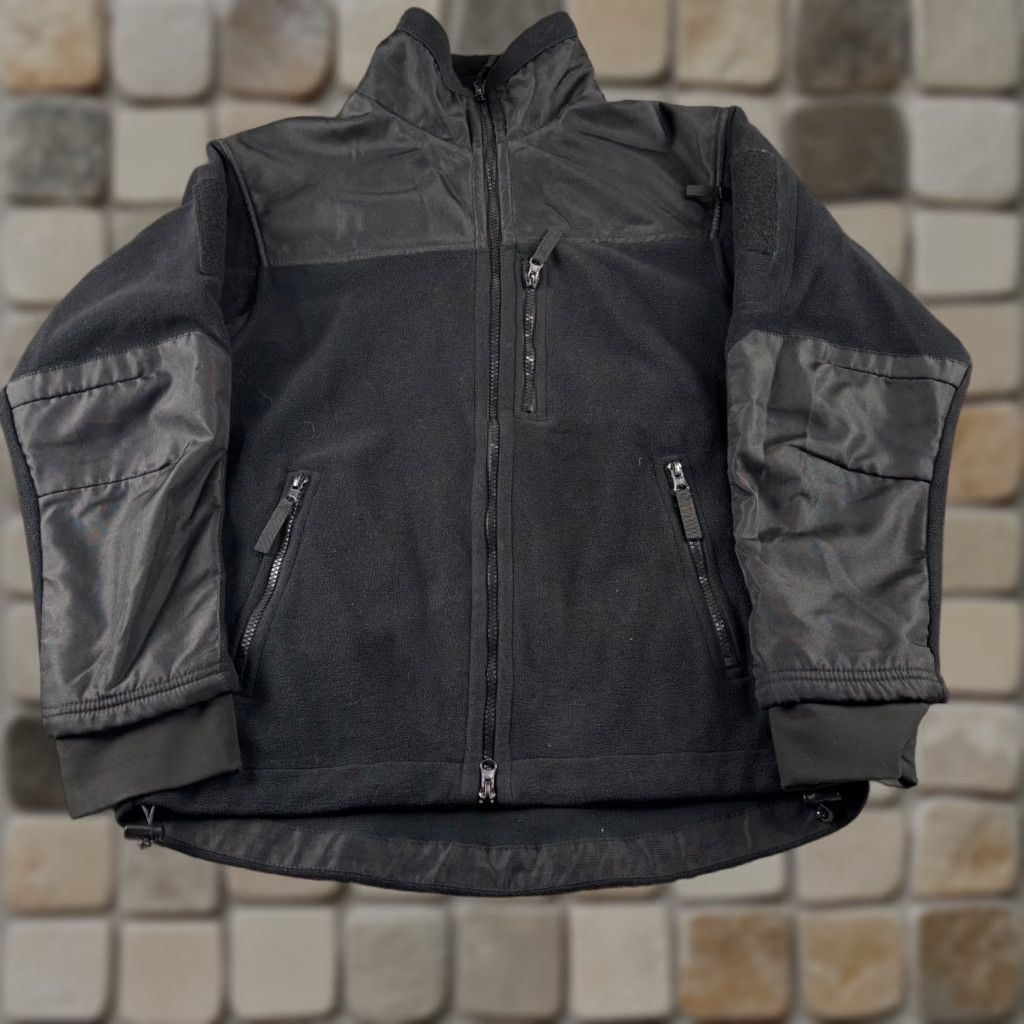 Vintage Condor Alpha Micro Fleece Jacket 601 Black Men's Small Full Zip Tactical Coat Size US S / EU 44-46 / 1 - 1 Thumbnail