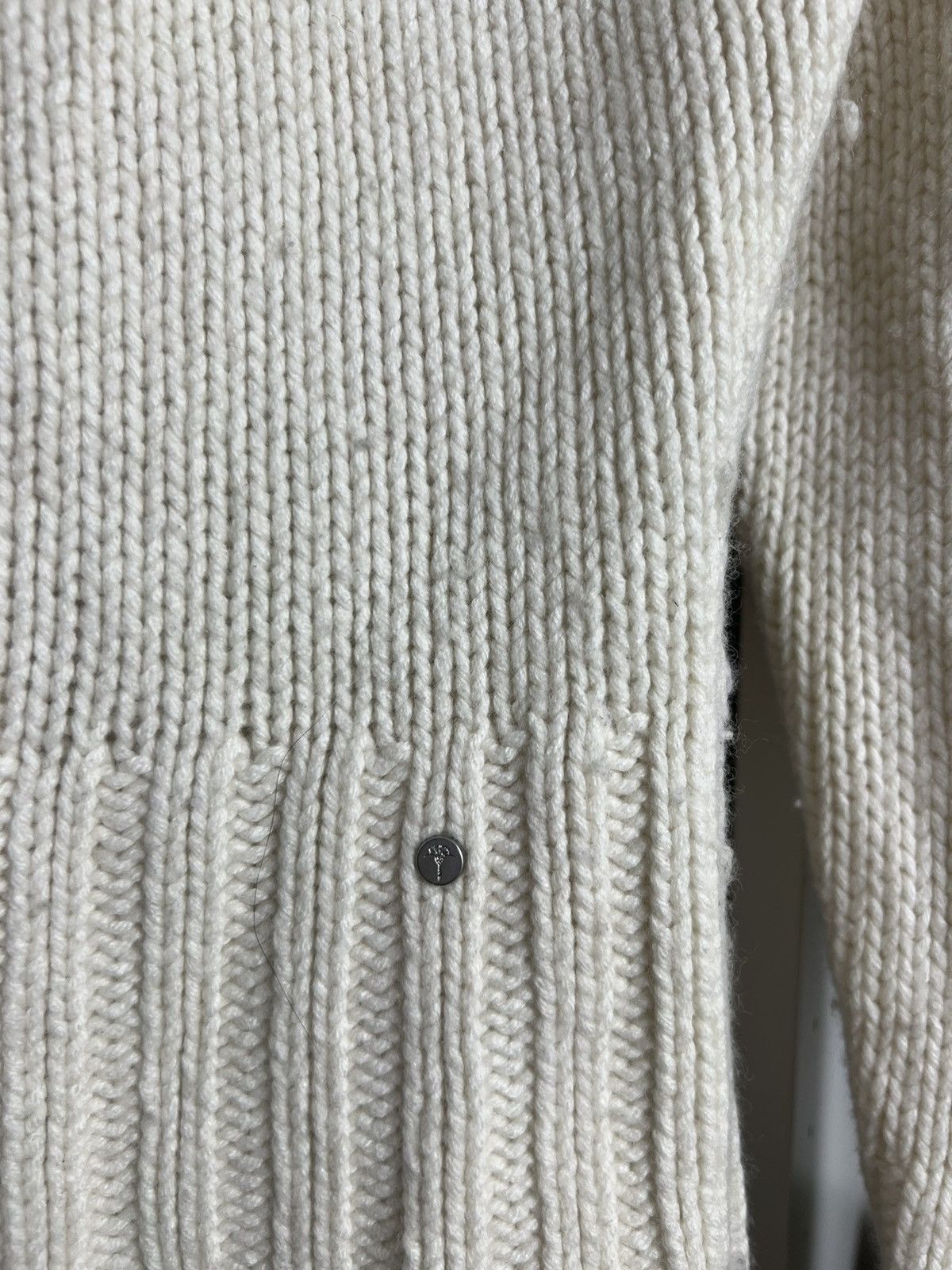 Joop! × Vintage Vintage y2k JOOP! Cropped zip wool crochet sweater S archive Size S / US 4 / IT 40 - 6 Thumbnail