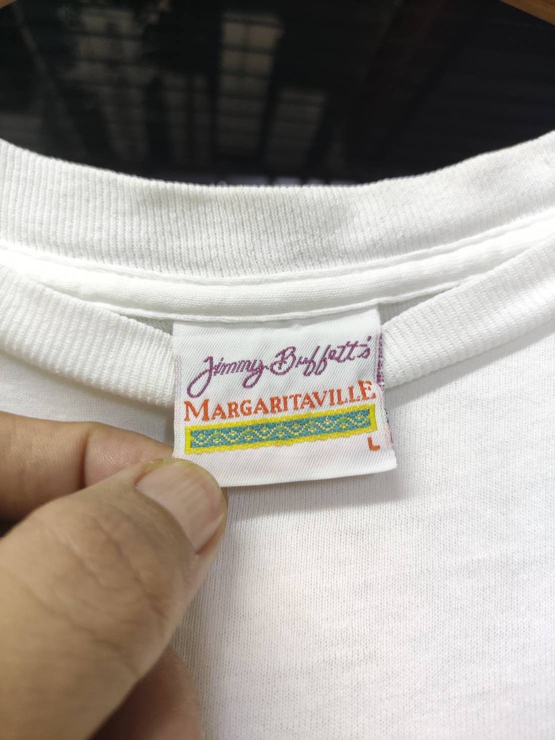 Band Tees Vtg 90's Jimmy Buffet Margaritaville Orlando T-Shirt Size US L / EU 52-54 / 3 - 4 Thumbnail