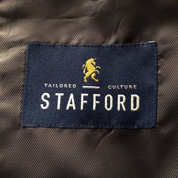 Stafford Stafford men's new sport coat jacket blazer size: 44R Size 44R - 4 Thumbnail