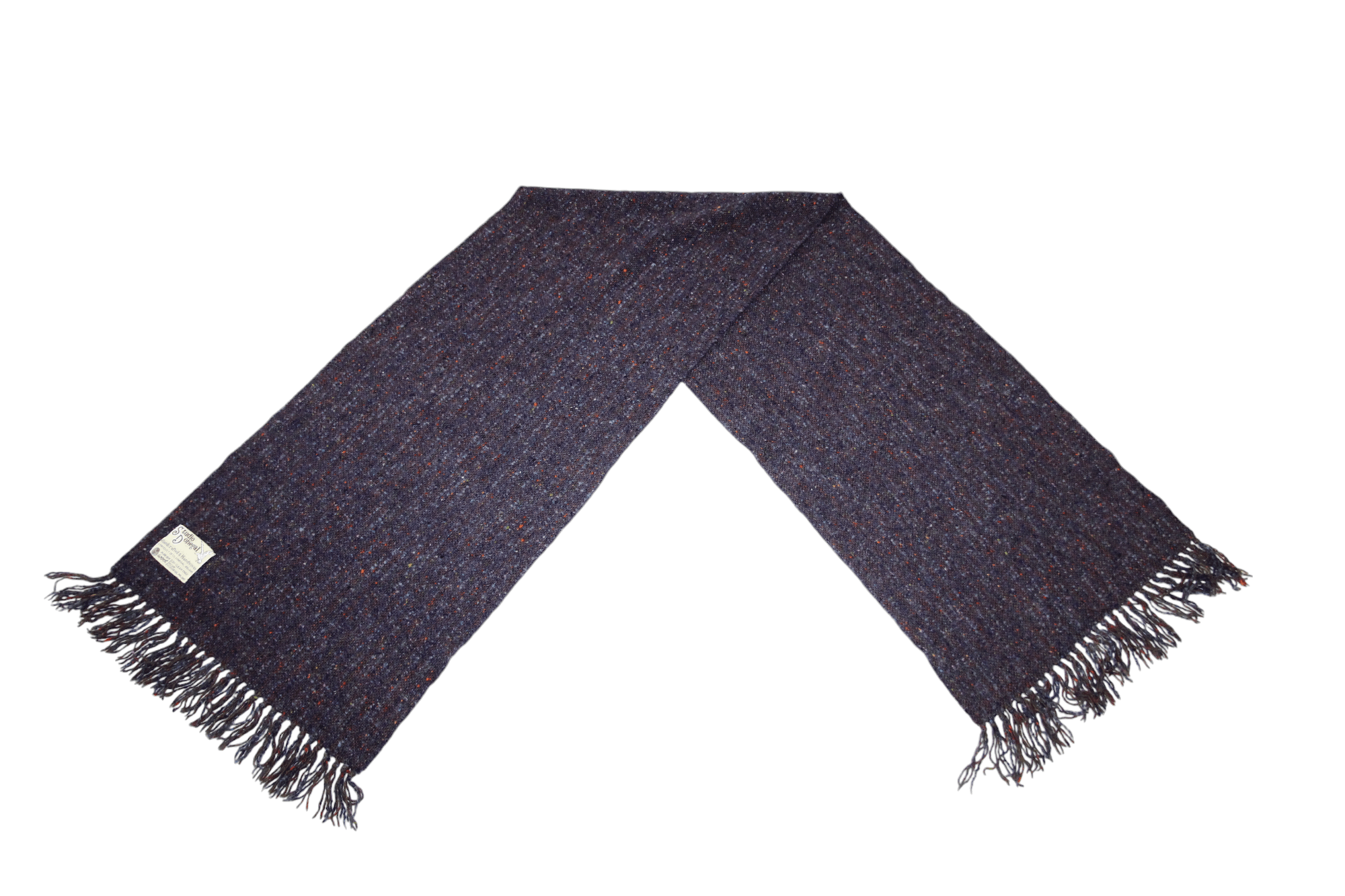Donegal Tweed Studio Donegal Handcrafted & Handwoven Tweed Scarf 2m x 45cm Size ONE SIZE - 4 Thumbnail