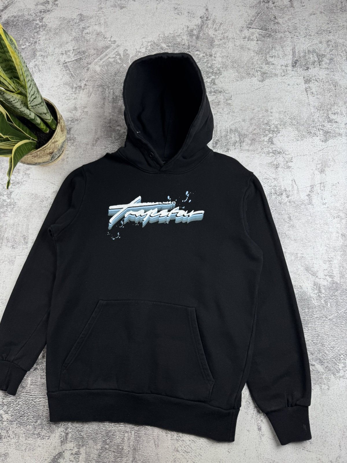 Trapstar London Trapstar Men’s Medium Drill Drill Black Cotton Rap Hoodie Pullover Sweatshirt Size US M / EU 48-50 / 2 - 3 Thumbnail