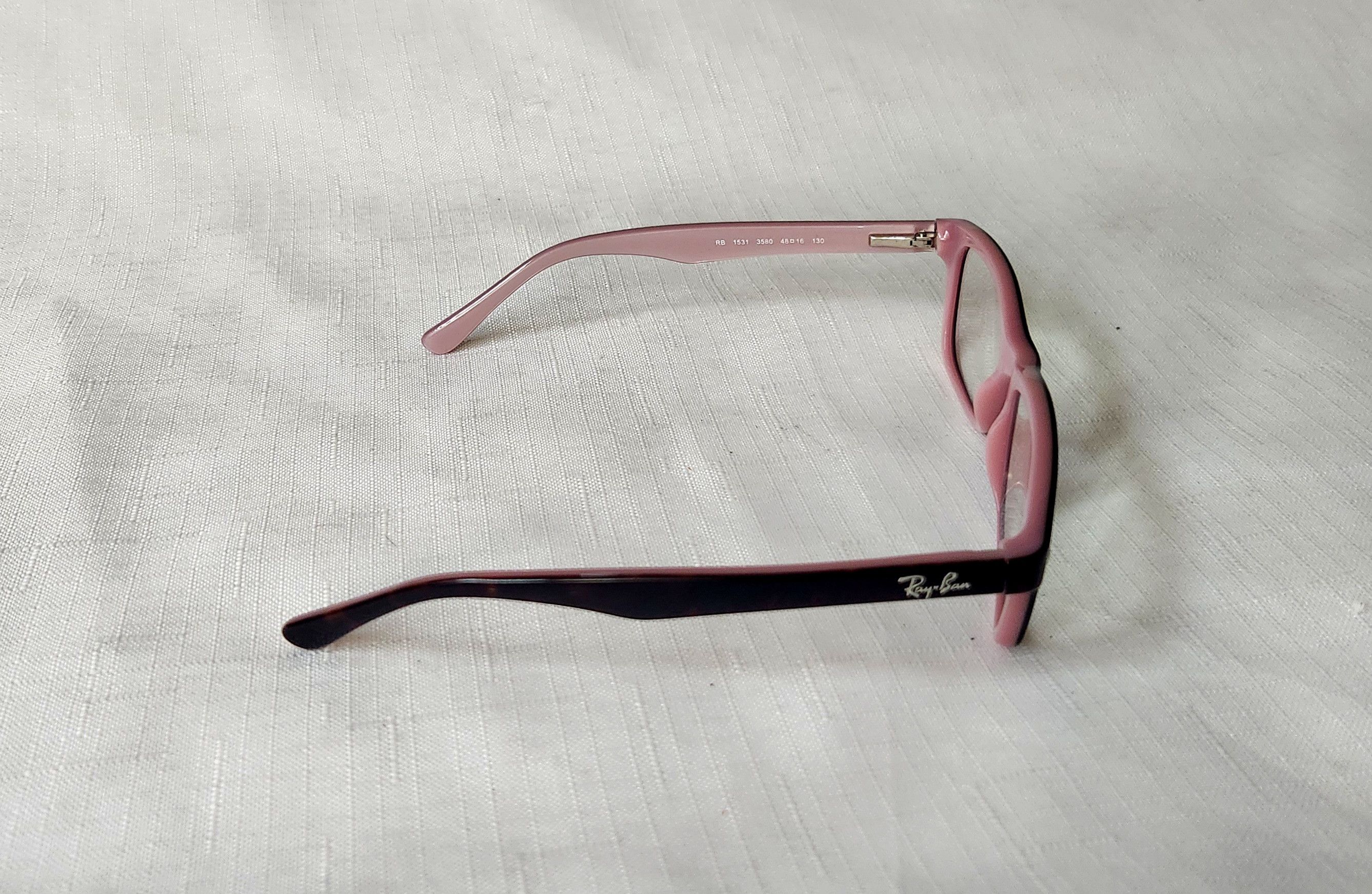 RayBan Ray-Ban Small Eyeglasses RB 1531 3580 Havana on Pink Horn Size ONE SIZE - 2 Thumbnail