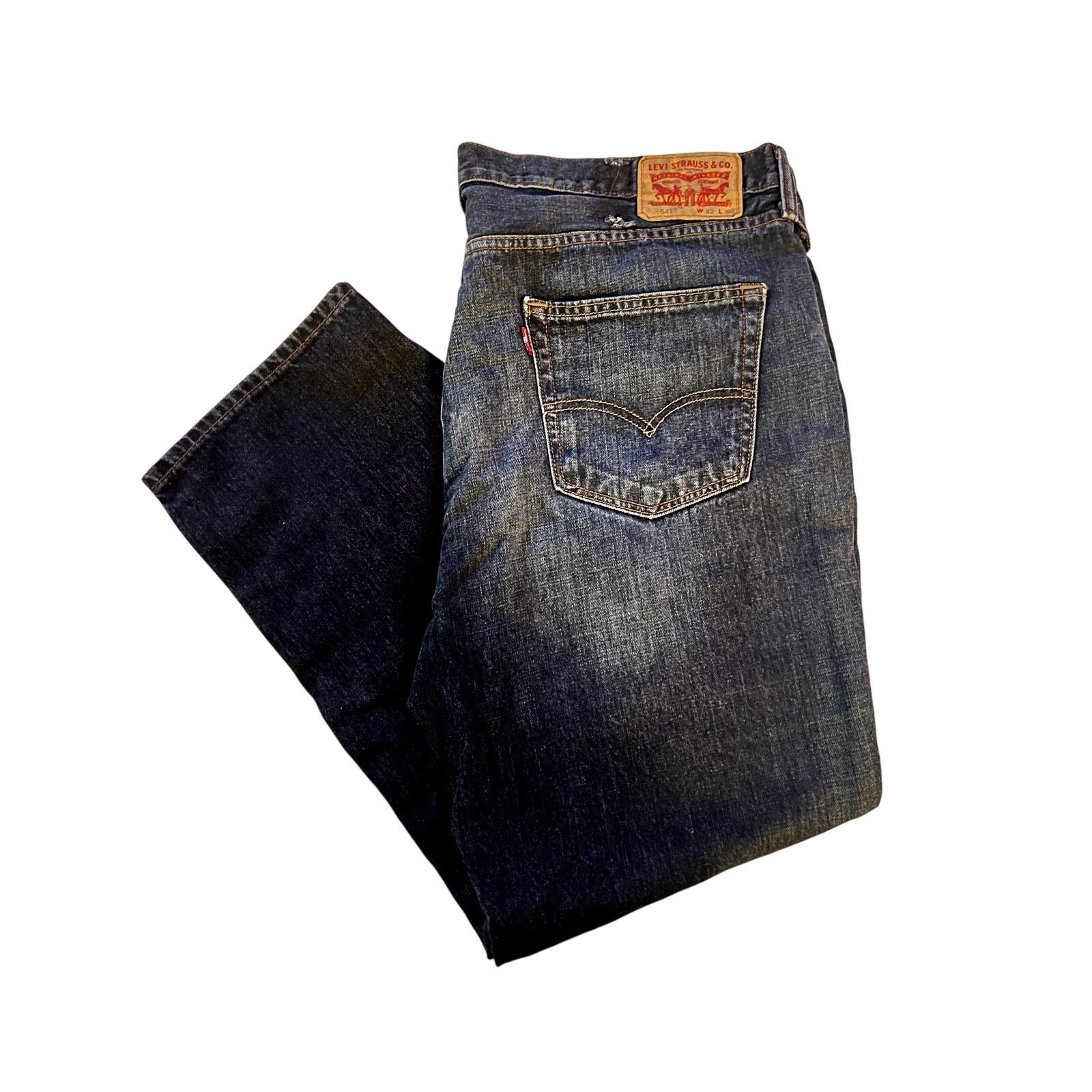 Levi's Levi's 541 Blue Jeans 42x30 Relaxed Fit Straight Leg Denim Size US 42 / EU 58 - 1 Thumbnail