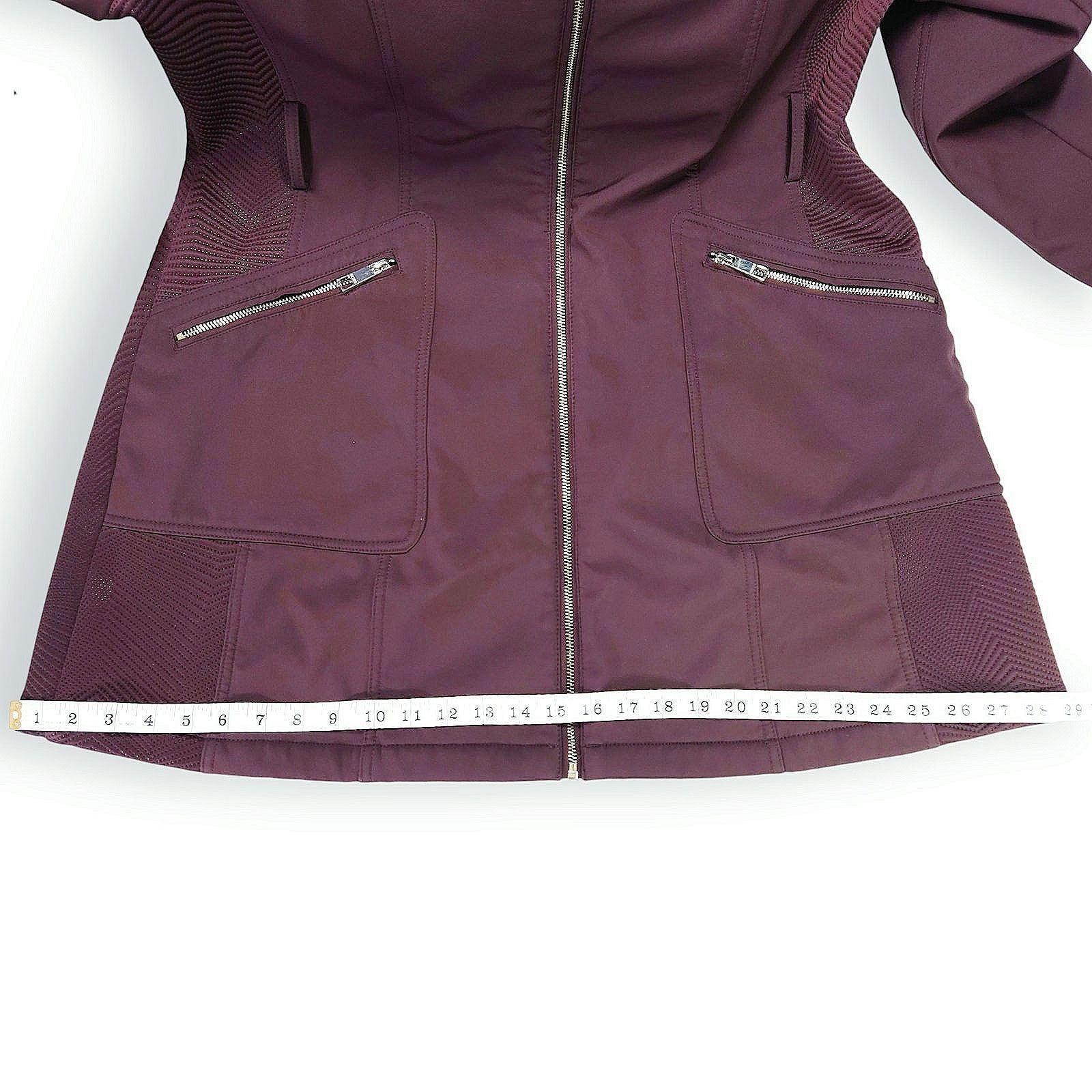Guess Guess Faux Fur Hood Softshell Parka Jacket Burgundy Wine XXL Size XXL / US 16-18 / IT 52-54 - 13 Thumbnail