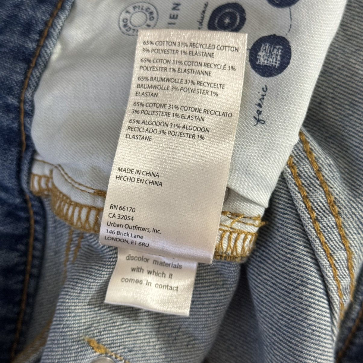 Anthropologie PILCRO Anthropologie Faded Wash Low-Rise Ruched Boot Jeans Size 30" / US 8 / IT 44 - 13 Thumbnail
