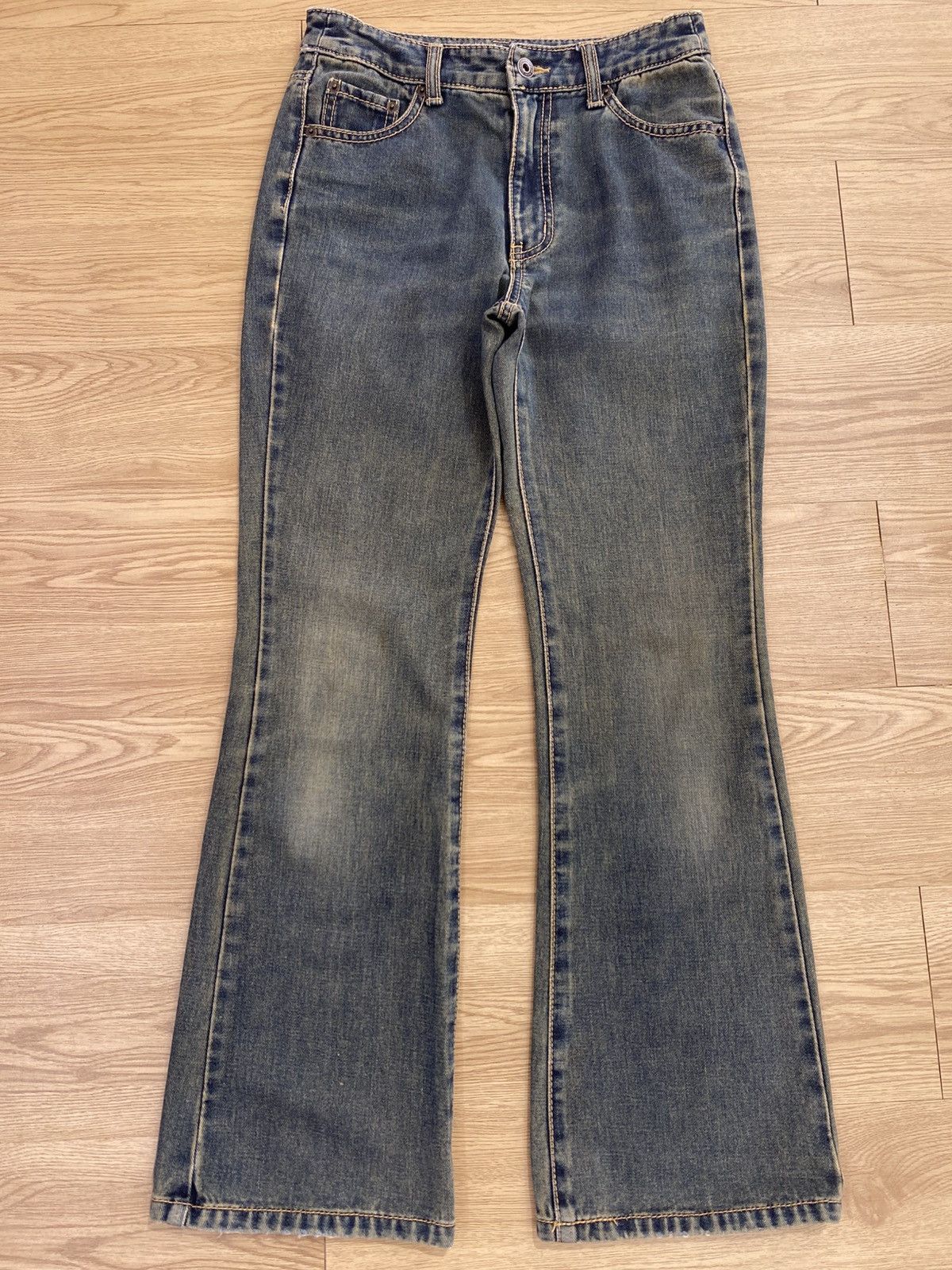 Japanese Brand Japanese Brand Grunge Flare Jeans Size US 28 / EU 44 - 1 Thumbnail