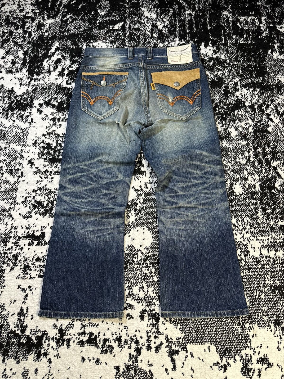 Undercover × Uniqlo 2000s Edwin XV Bobcut Navajo Denim Size US 32 / EU 48 - 10 Thumbnail