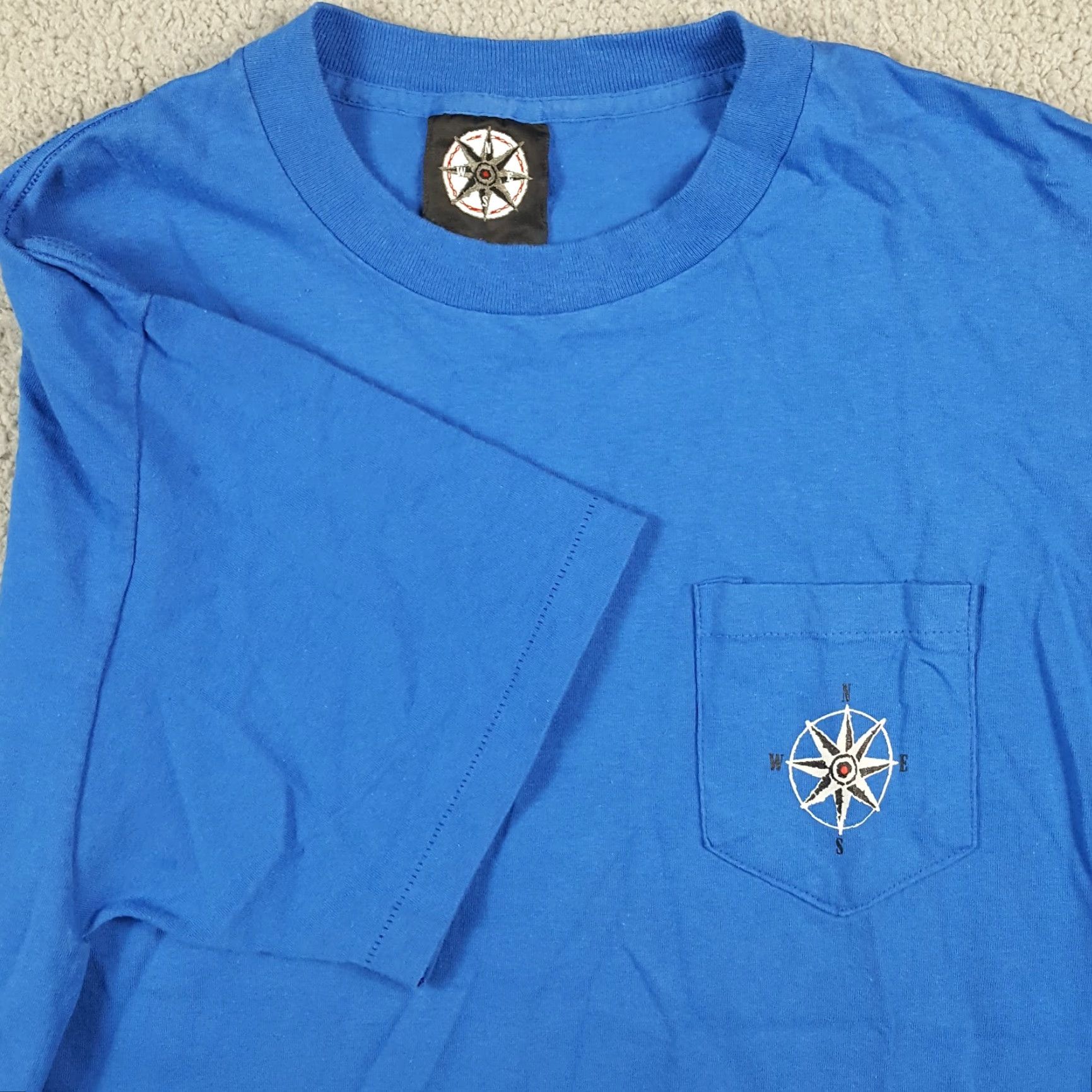 Skin Vintage Downhill Ski Patrol Team Skiing Men's XL Winter Sports Pocket T Shirt Size US XL / EU 56 / 4 - 3 Thumbnail