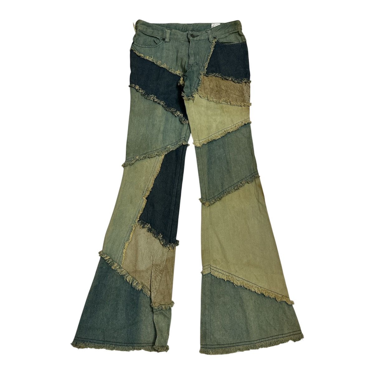 Tornado Mart Tornado Mart Western Python flare denim | Grailed