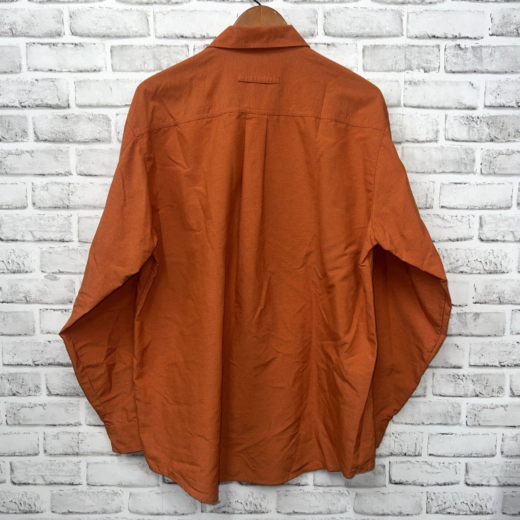 Vintage L.L. Bean Orange Button-Up Shirt Mens Size L Size US L / EU 52-54 / 3 - 4 Thumbnail