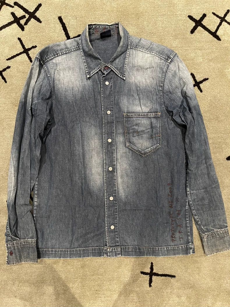 walter van beirendonck Denim cotton canvas white workma