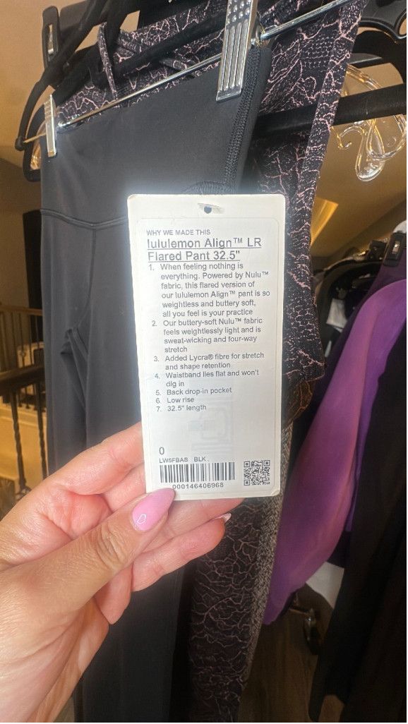 Lululemon Lululemon Align HR Flared $118 Retail Size 0 Size 25" / US 0 / IT 36 - 2 Thumbnail