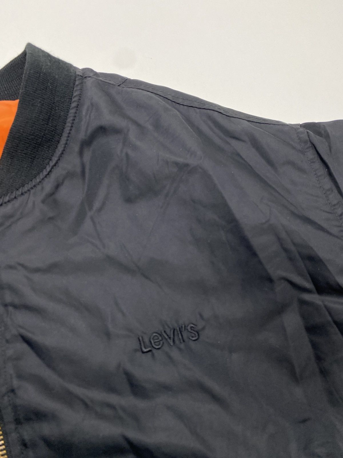 Levi's Levi's Vintage MA-1 Bomber Jacket Black/Orange XL Size US XL / EU 56 / 4 - 4 Thumbnail