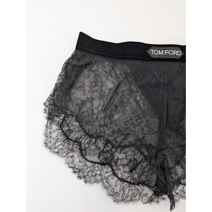 Tom Ford o1rshd1 Size: L / Lace Boxer Short in Black Size US 34 / EU 50 - 5 Thumbnail