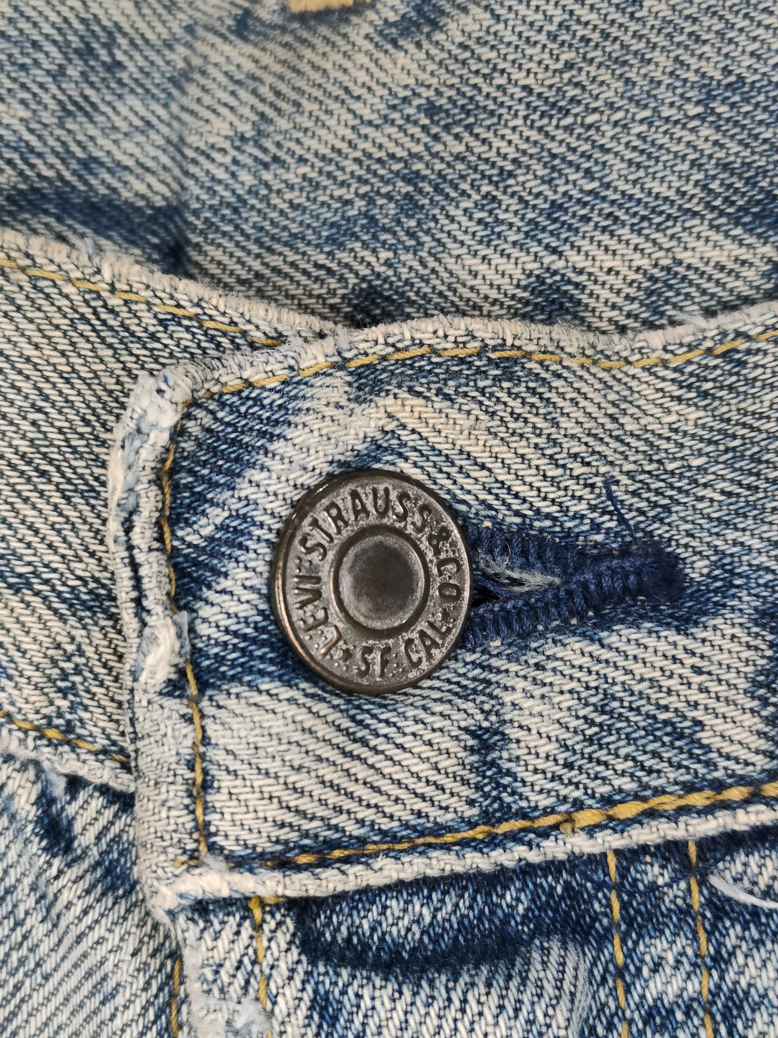 Levi's × Vintage Vintage Levi's Big E J22 button Selvedge Denim Pant Size US 33 - 2 Thumbnail