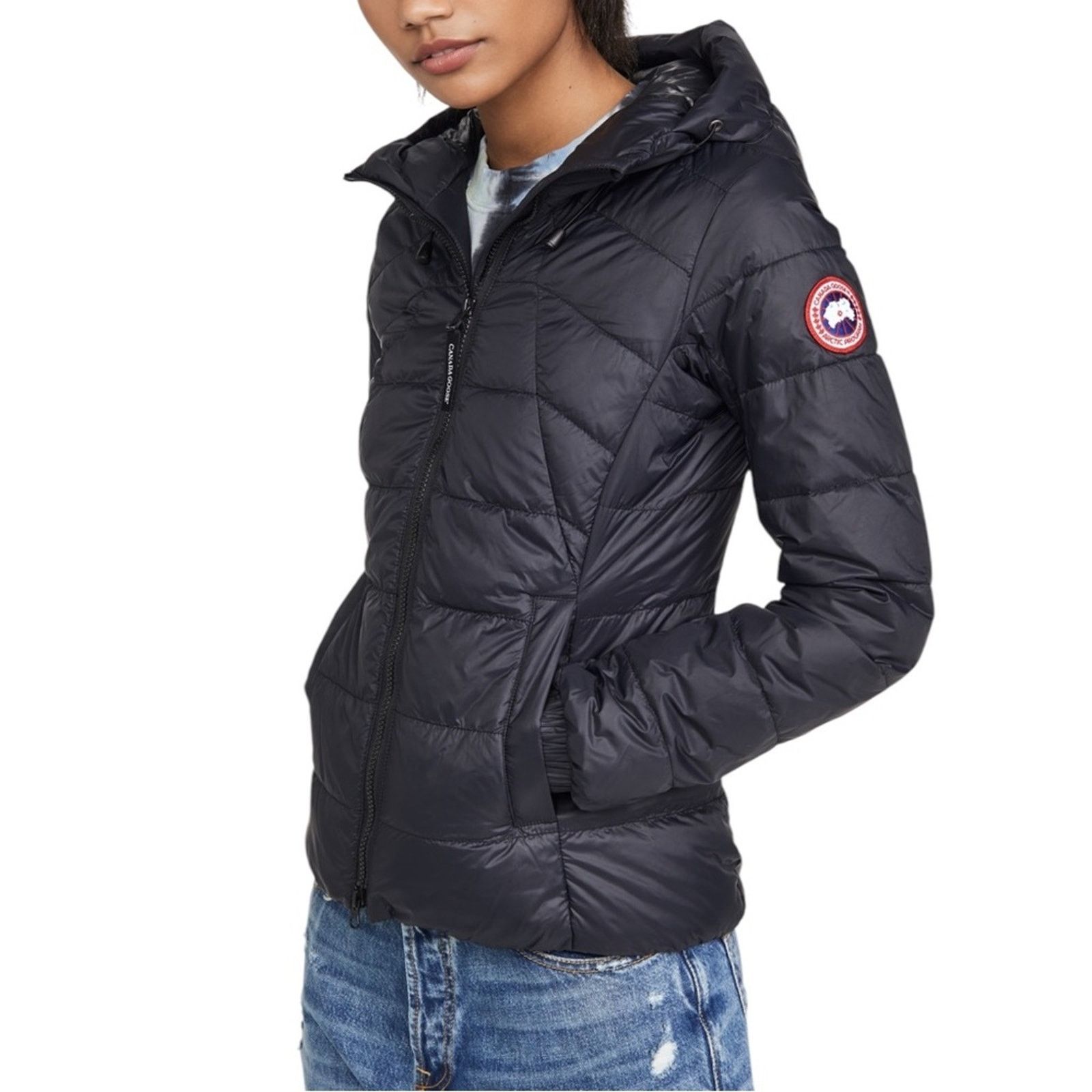Canada Goose Canada Goose Black Abbot Hoody Packable Down Jacket size XS Size XS / US 0-2 / IT 36-38 - 1 Thumbnail