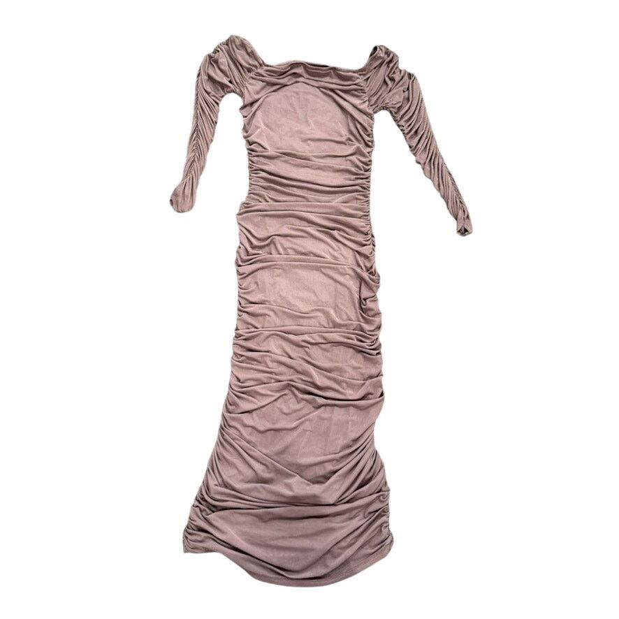 CAROLINE CONSTAS Caroline Constas Strapless Tara Dress in Brown, Size M Size M / US 6-8 / IT 42-44 - 4 Thumbnail