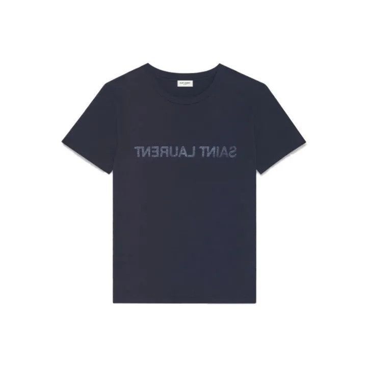 Saint Laurent Paris Saint Laurent Logo Crew Neck T-Shirt for Men-2507 Size US XXL / EU 58 / 5 - 7 Thumbnail