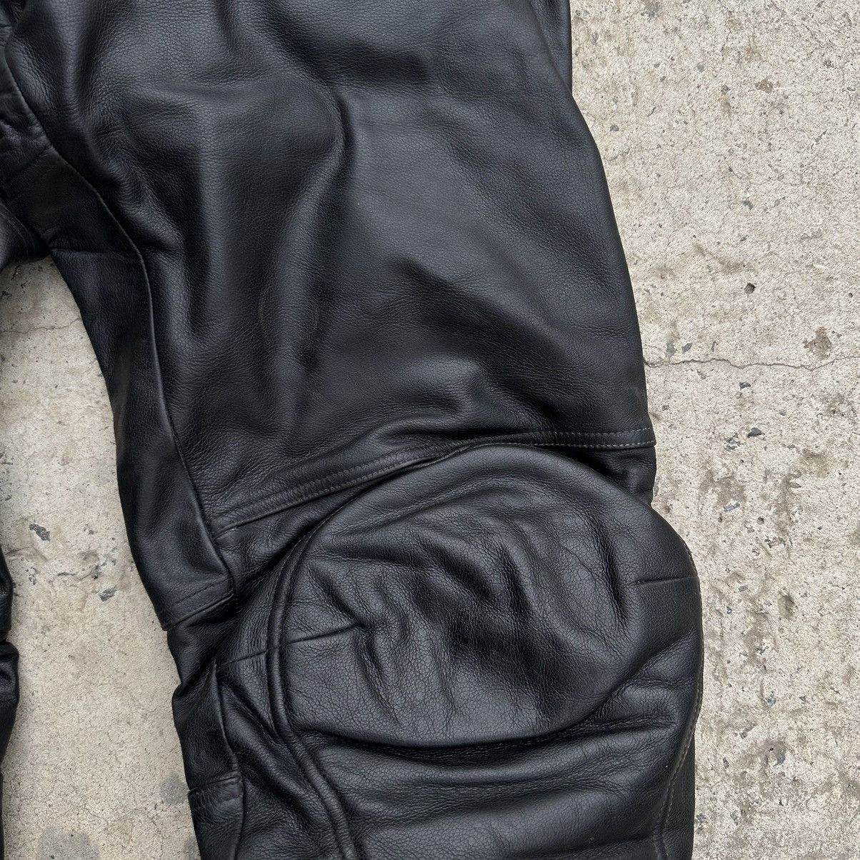 Leather × Vintage Vintage Moto Leather Pants Size 62 00s Y2K Style USA Size US 43 - 4 Thumbnail