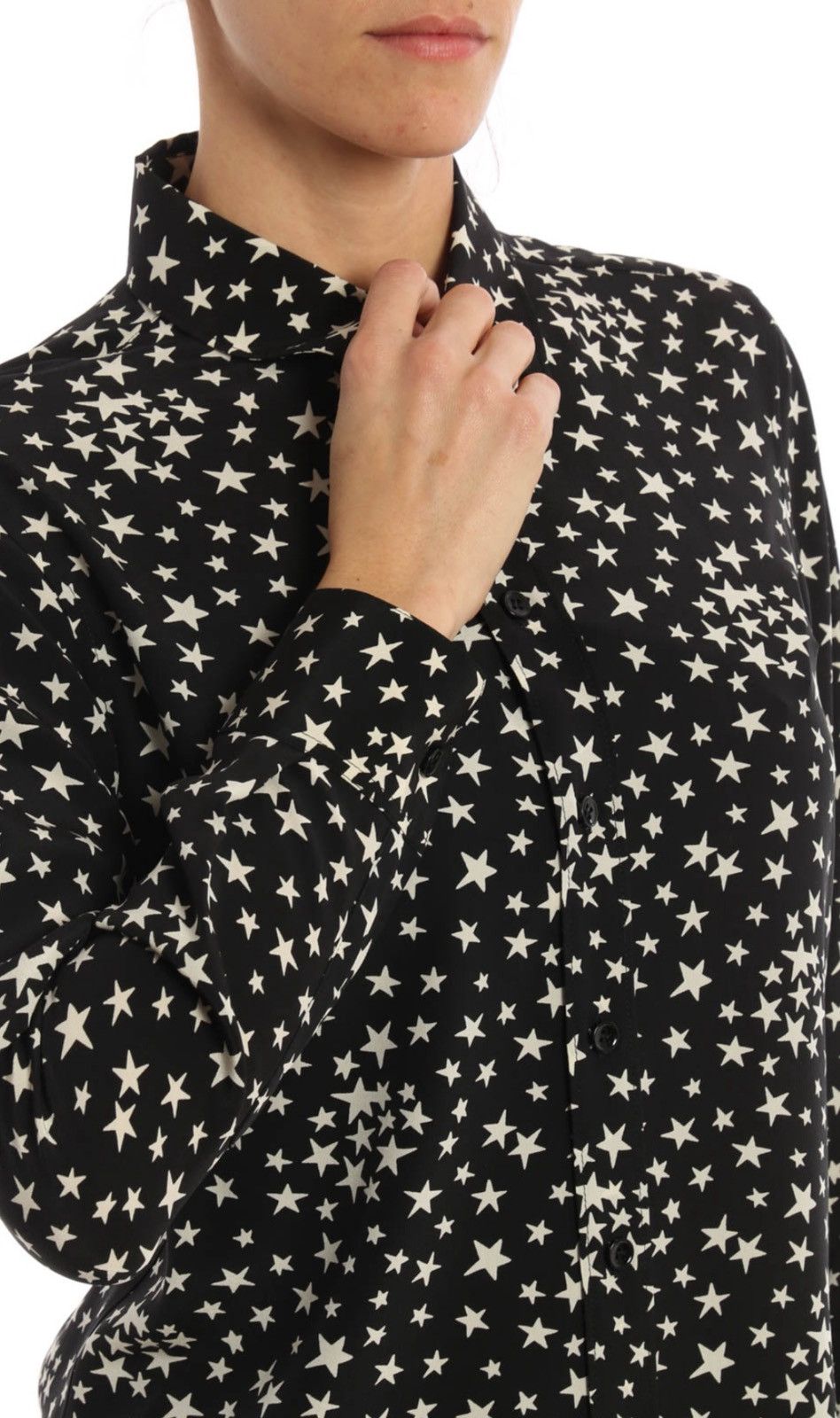 Saint Laurent Paris star print shirt size39 Size US M / EU 48-50 / 2 - 1 Thumbnail