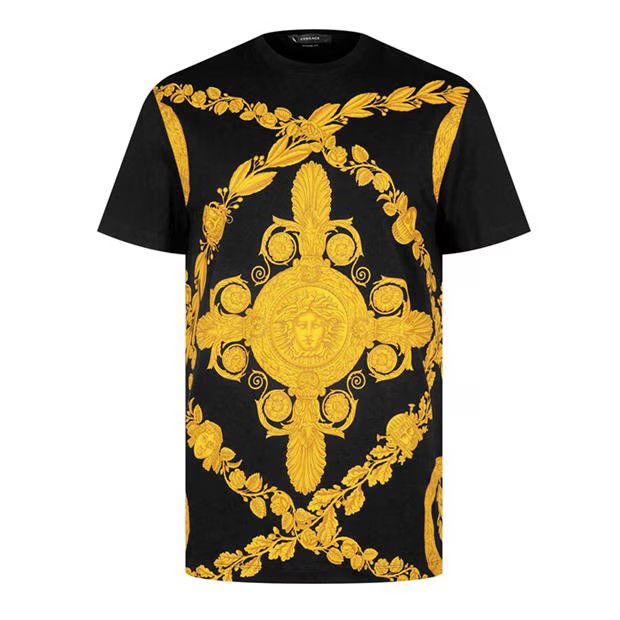 Versace o1g2r1mq0824 T-Shirts in Black & Gold Size US S / EU 44-46 / 1 - 1 Thumbnail