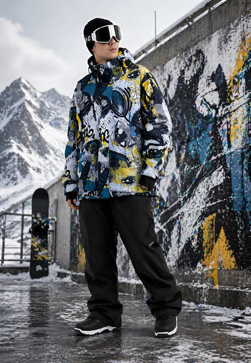 Billabong Billabong Multi Printed Snowboard Ski Jacket Size US M / EU 48-50 / 2 - 1 Thumbnail
