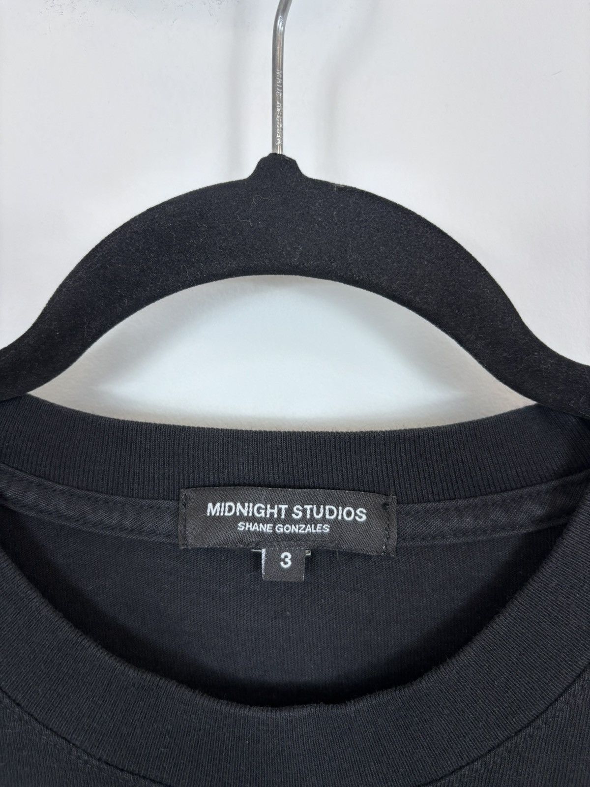 AWGE × Midnight Studios Midnight Studios Shane Gonzales x AWGE Black Long Sleeve Tee Size US L / EU 52-54 / 3 - 14 Thumbnail