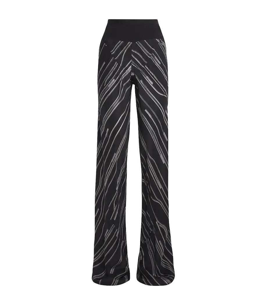 Rick Owens o1y0126 Sweatpant in Black/White Size 27" / US 4 / IT 40 - 1 Thumbnail