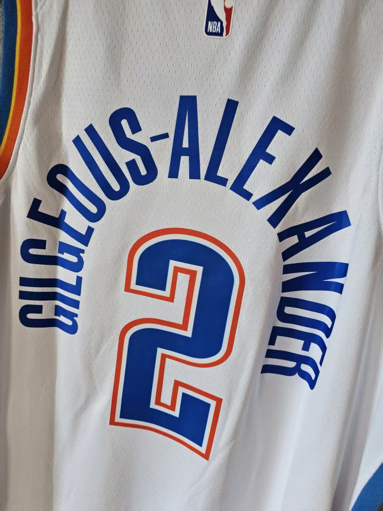 Other Oklahoma City Thunder 2 Shai Gilgeous-Alexander Jersey White Size US L / EU 52-54 / 3 - 5 Thumbnail